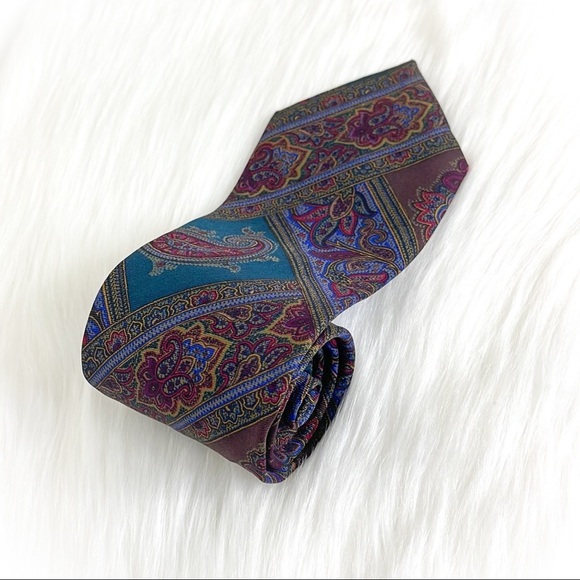 💕Very handsome vintage style Mens Silk Tie💕 - Picture 10 of 14